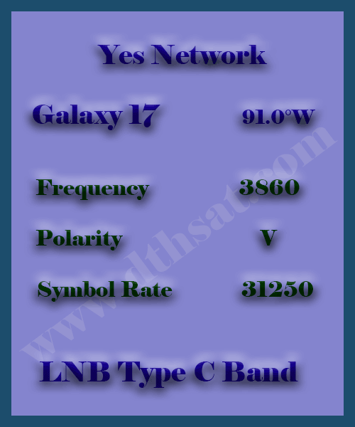 Yes-Network-Frequency